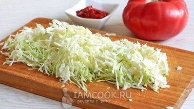 ленивые голубцы с подливкой в духовке