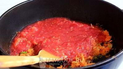 ленивые голубцы с подливкой в духовке