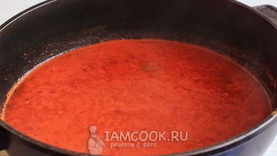 ленивые голубцы с подливкой в духовке