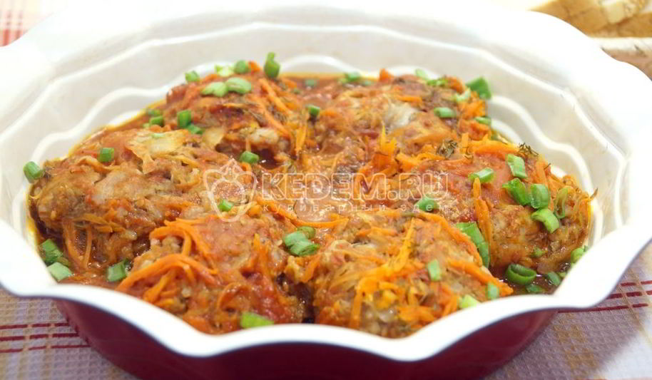 Рецепт ленивых голубцов в духовке