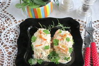 Ленивые голубцы в сметанном соусе в духовке