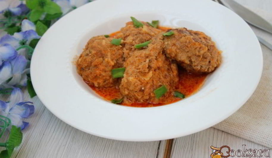 Рецепт ленивых голубцов в томатно-сметанном соусе