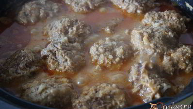 ленивые голубцы в томатно-сметанном соусе