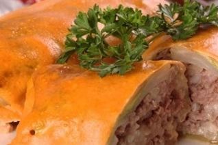 Мясные голубцы с рисом