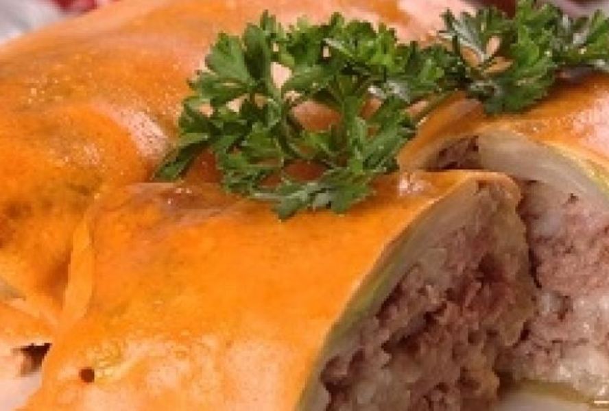 Мясные голубцы с рисом