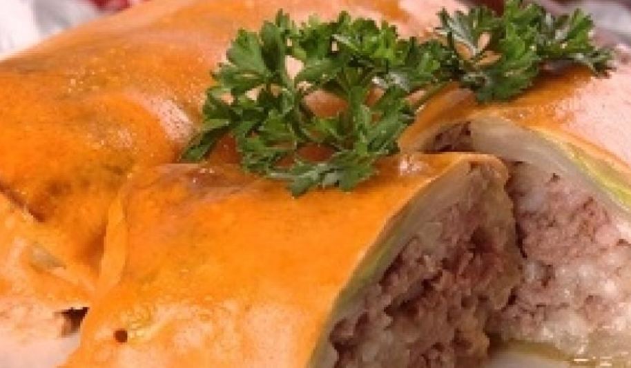 Рецепт мясных голубцов с рисом