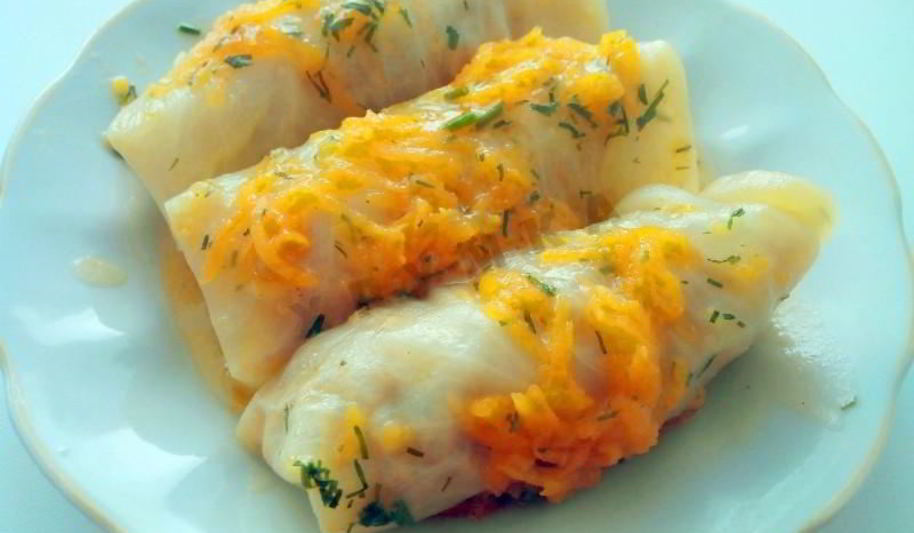 Рецепт овощных голубцов