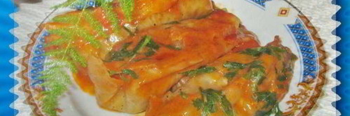 Постные голубцы с гречкой и картофелем