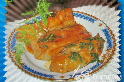 Постные голубцы с гречкой и картофелем