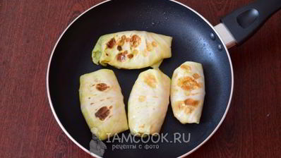 постные голубцы с овощами