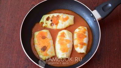 постные голубцы с овощами