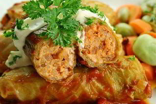 Вкусные голубцы с рисом и свининой