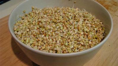 запеченные голубцы с зеленой гречкой и тофу