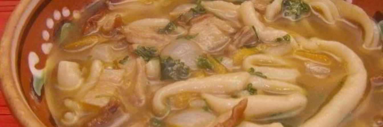 Грибная лапша из сушеных грибов