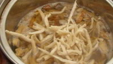 грибная лапша из сушеных грибов