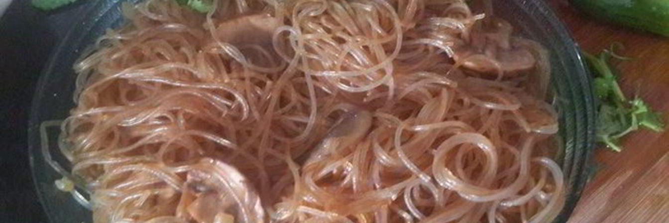 Грибная лапша по-шанхайски