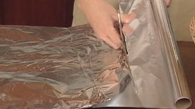 белые грибы, запеченные с мятой