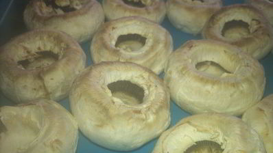 фаршированные грибы с картофелем