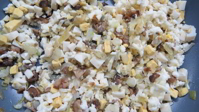 фаршированные шампиньоны под сметанным соусом