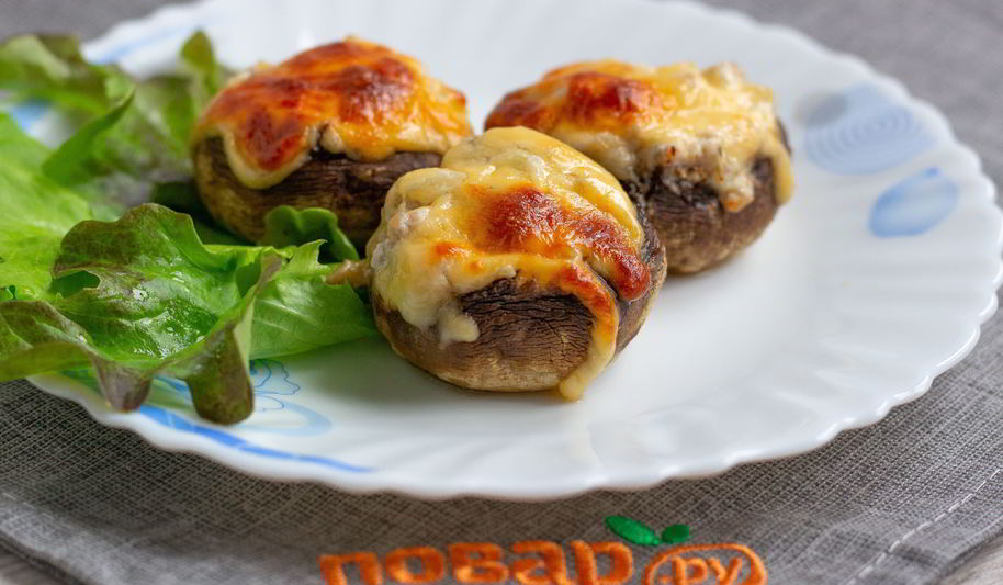 Рецепт фаршированных шампиньонов шикарных