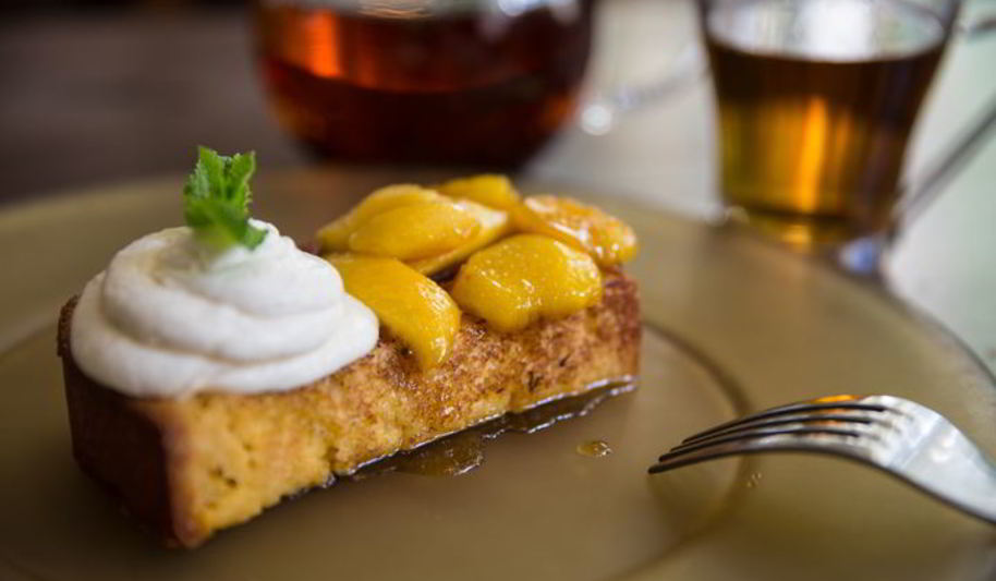 Рецепт гренки с маскарпоне и нектаринами