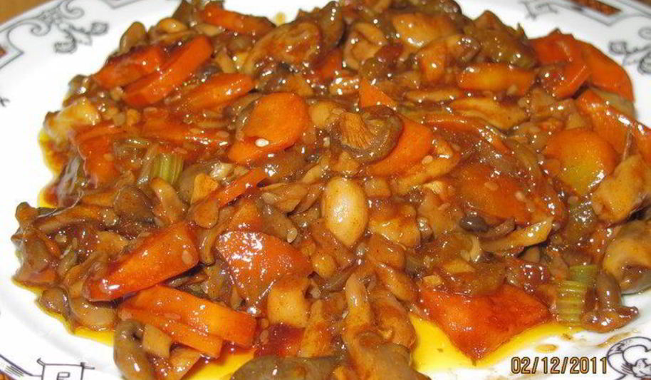Рецепт грибов по-китайски