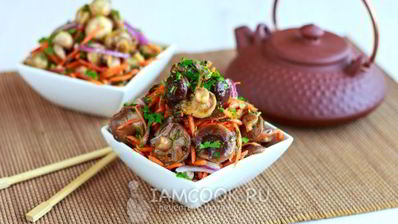 грибы по-корейски