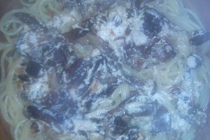 Грибы в сливочном соусе