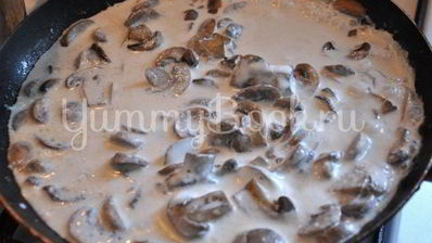 грибы в сметане