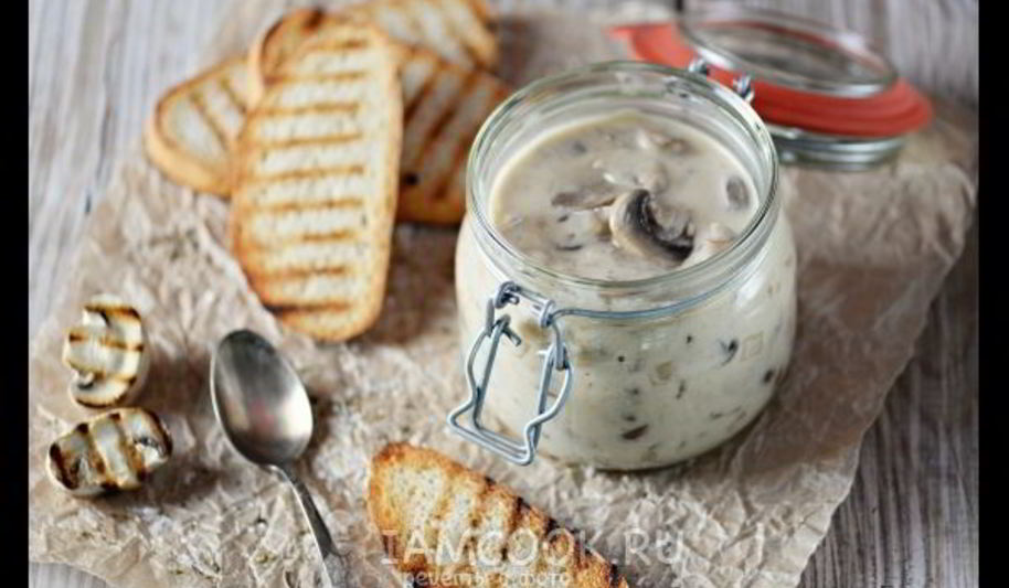 Рецепт грибов в сметанном соусе