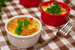 Грибы, запеченные с сыром