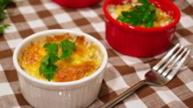 грибы, запеченные с сыром