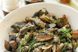 Грибы жареные