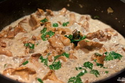 Лисички в духовке