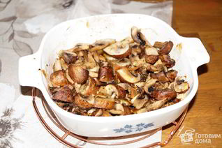 Манитарья ладолемоно — грибы с оливковым маслом и соком лимона