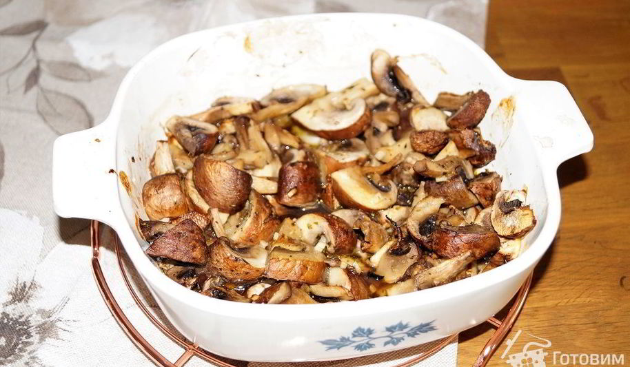 Рецепт манитарьи ладолемоно — грибов с оливковым маслом и соком лимона