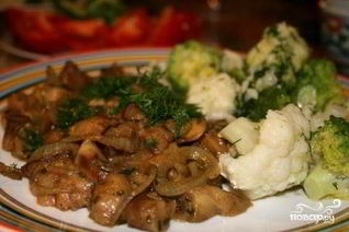 Маслята жареные