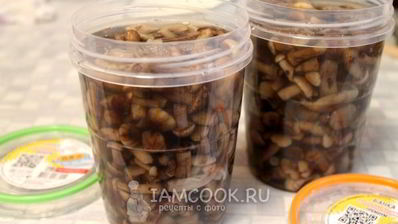 опята в сладком маринаде