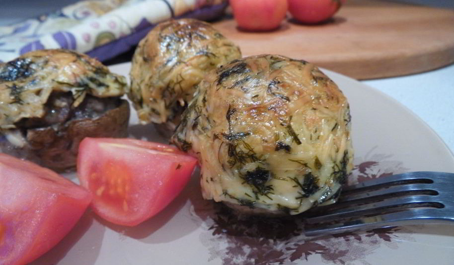 Рецепт шампиньонов фаршированных