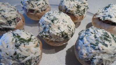 шампиньоны фаршированные