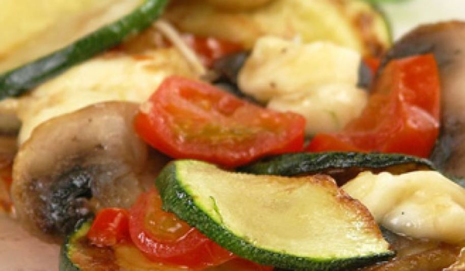 Рецепт шампиньонов с брынзой