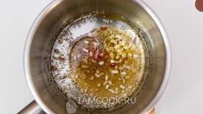 шампиньоны в медовом маринаде