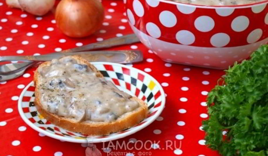 Рецепт шампиньонов в сливочном соусе