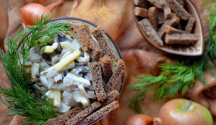 Рецепт шампиньонов закусочных