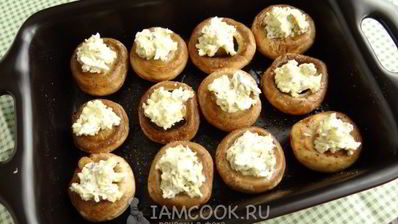 шампиньоны, запеченные с чесноком и тимьяном