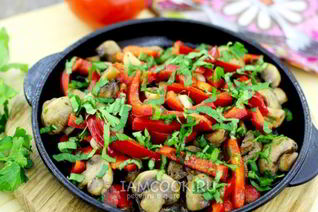 Шампиньоны жареные