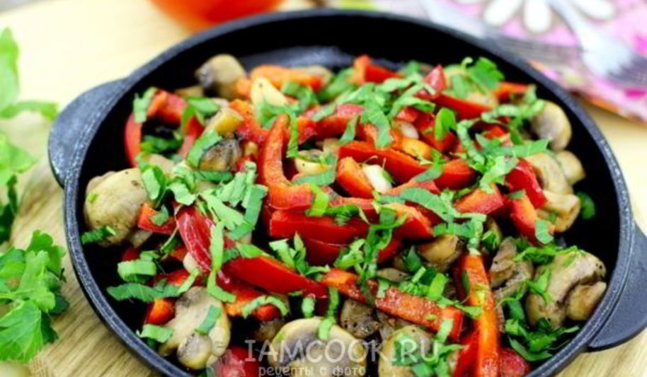 Рецепт шампиньонов жареных