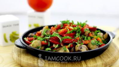 шампиньоны жареные