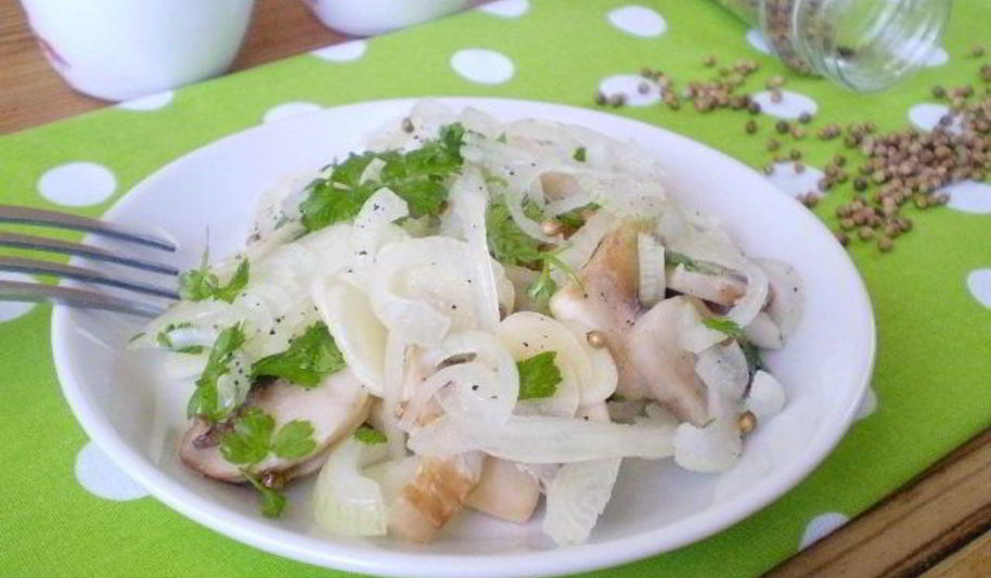 Рецепт сыроедческих грибов