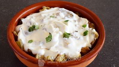 вешенки с картошкой в духовке